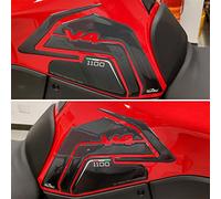 Resin Bike Adhesivos de Moto Compatibles con Ducati Multistrada V4 2021-2023. Protecciones Laterales de Choques y Arañazos de Moto. Adhesivo 3D Resinado - Made in Italy