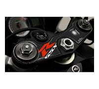 Resin Bike Adhesivos de Moto Compatibles con GSXR 600 y 750 2006-16. Protección Placa Dirección Compatible con de Choques y Arañazos de Moto. Adhesivo 3D Resinado - Made in Italy