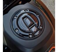 Resin Bike Adhesivos de Moto Compatibles con Harley Davidson Pan America 1250 2020-2026. Protección del Tapa del Tanque de Choques y Arañazos de Moto. Pegatinas 3D Resinadas Made in Italy