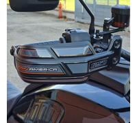 Resin Bike Adhesivos de Moto Compatibles con Harley Davidson Pan America 1250 2020-2026. Protección Paramanos de Choques y Arañazos de Moto. Pegatinas 3D Resinadas Made in Italy