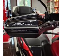 Resin Bike Adhesivos de Moto Compatibles con Honda ADV 350 2022-2025 Rojo Plata y Carbono. Protecciones Paramanos de Choques y Arañazos de Moto. Adhesivo 3D Resinado - Made in Italy