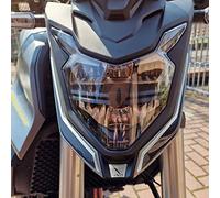 Resin Bike Adhesivos de Moto Compatibles con Honda Hornet CB 750 2023-2024. Protecciones Faros Delantero de Choques y Arañazos de Moto. Adhesivo 3D Resinado - Made in Italy