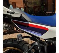 Resin Bike Adhesivos de Moto Compatibles con Honda Transalp XL 750 2023-2025. Protecciones Laterales Parte Inferior del Asiento de Choques y Arañazos de Moto. Adhesivo 3D Resinado - Made in Italy