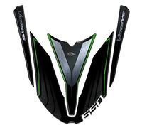 Resin Bike Adhesivos de Moto Compatibles con Kawasaki Versys 650 2017-2020. Protección Guardabarros de Choques y Arañazos de Moto. Adhesivo 3D Resinado - Made in Italy