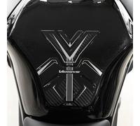 Resin Bike Adhesivos de Moto Compatibles con Kawasaki Versys 650 2022-2026. Protection de Tanque de Choques y Arañazos de Moto. Pegatinas 3D Resinadas Made in Italy