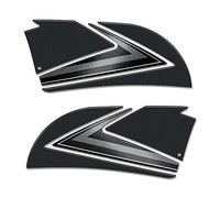 Resin Bike Adhesivos de Moto Compatibles con Kawasaki Z1000SX 2017 2020. Protecciones Laterales de Tanque de Choques y Arañazos de Moto. Adhesivo 3D Resinado - Made in Italy