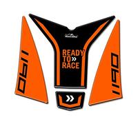 Resin Bike Adhesivos de Moto Compatibles con KTM 1190 Adventure S 2013-2016. Protección Colín de Choques y Arañazos de Moto. Adhesivo 3D Resinado - Made in Italy