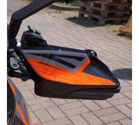 Resin Bike Adhesivos de Moto Compatibles con KTM 1290 Super Duke GT 2019-2024. Protección Paramanos de Choques y Arañazos de Moto. Pegatinas 3D Resinadas Made in Italy