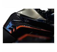 Resin Bike Adhesivos de Moto Compatibles con KTM Duke 790 2018-2020. Protecciones Laterales de Tanque de Choques y Arañazos de Moto. Adhesivo 3D Resinado - Made in Italy