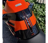 Resin Bike Adhesivos de Moto Compatibles con KTM Duke 790 890 R 2022-2023. Protección del Depósito de Choques y Arañazos de Moto. Adhesivo 3D Resinado - Made in Italy