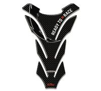 Resin Bike Adhesivos de Moto Compatibles con KTM. Protección Protector de Tanque de Choques y Arañazos de Moto. Adhesivo 3D Resinado Universales 14x20.5 cm Efecto Carbono - Made in Italy