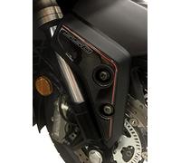 Resin Bike Adhesivos de Moto Compatibles con Kymco AK 550 2017-2026. Protección Guardabarros Defensas Laterales de Choques y Arañazos de Moto. Pegatinas 3D Resinadas Made in Italy