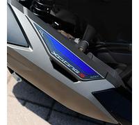 Resin Bike Adhesivos de Moto Compatibles con Kymco Xciting 400s 2019. Protección Escape de la Marmitta de Choques y Arañazos de Moto. Adhesivo 3D Resinado - Made in Italy