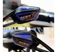 Resin Bike Adhesivos de Moto Compatibles con Kymco Xciting 400s 2019. Protecciones Espejos de Choques y Arañazos de Moto. Adhesivo 3D Resinado - Made in Italy