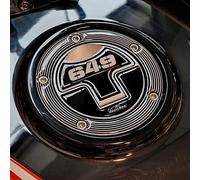 Resin Bike Adhesivos de Moto Compatibles con Moto Morini X-Cape 650 2022-2025. Protección del Tapa del Tanque de Choques y Arañazos de Moto. Adhesivo 3D Resinado - Made in Italy