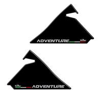 Resin Bike Adhesivos de Moto Compatibles con Moto Morini X-Cape 650 2022-2026. Protección Latérales del Tanque de Choques y Arañazos de Moto. Par de Pegatinas 3D Resinadas Made in Italy