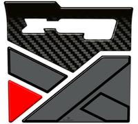 Resin Bike Adhesivos de Moto Compatibles con Moto Morini X-Cape 700 2025. Protection de Tanque de Choques y Arañazos de Moto. Pegatinas 3D Resinadas Made in Italy