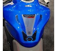 Resin Bike Adhesivos de Moto Compatibles con Suzuki GSX-S 1000 GX 2024-2025 Azul. Protección de Tanque de Choques y Arañazos de Moto. Adhesivo 3D Resinado - Made in Italy