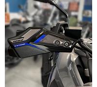 Resin Bike Adhesivos de Moto Compatibles con Suzuki V-Strom 1050 XT ABS 2022 Gris Aspen. Protección Paramanos de Choques y Arañazos de Moto. Adhesivo 3D Resinado - Made in Italy