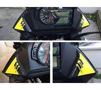 Resin Bike Adhesivos de Moto Compatibles con Suzuki V-Strom 650 2017-2021. Protección Tablero de Instrumentos de Choques y Arañazos de Moto. Par de Adhesivos 3D Resinados - Made in Italy