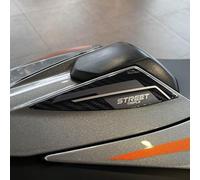 Resin Bike Adhesivos de Moto Compatibles con Triumph Street Triple 765 RS 2023-2025. Protección de Colín de Choques y Arañazos de Moto. Adhesivo 3D Resinado - Made in Italy