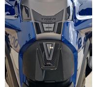 Resin Bike Adhesivos de Moto Compatibles con Triumph Tiger 1200 GT Pro 2022-2025. Protección de Tanque de Choques y Arañazos de Moto. Adhesivo 3D Resinado - Made in Italy