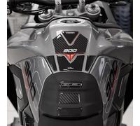 Resin Bike Adhesivos de Moto Compatibles con Triumph Tiger 900 2024. Protection de Tanque de Choques y Arañazos de Moto. Pegatinas 3D Resinadas Made in Italy