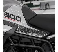 Resin Bike Adhesivos de Moto Compatibles con Triumph Tiger 900 GT-GT Pro 2024-2025. Protección Latérales del Tanque de Choques y Arañazos de Moto. Par de Pegatinas 3D Resinadas Made in Italy