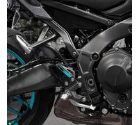 Resin Bike Adhesivos de Moto Compatibles con Yamaha MT-09 2024-2025 Midnight Cyan. Talonera Protector de Talón Contre Choques y Arañazos. Par de Pegatinas 3D Resinadas Talonera Moto Made in Italy