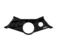 Resin Bike Adhesivos de Moto Compatibles con Yamaha R6 2005. Protección Dirección del Manubrio de Choques y Arañazos de Moto. Adhesivo 3D Resinado - Made in Italy