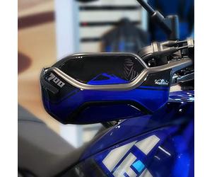 Resin Bike Adhesivos de Moto Compatibles con Yamaha Tenere 700 2023 2022 Icon Blue. Protecciones Paramanos de Choques y Arañazos de Moto. Adhesivo 3D Resinado Made in Italy