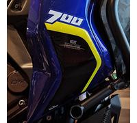 Resin Bike Adhesivos de Moto Compatibles con Yamaha Tenere 700 World Raid 2022-2025. Protección Conducto de Aire de Choques y Arañazos de Moto. Adhesivo 3D Resinado - Made in Italy