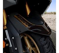 Resin Bike Adhesivos de Moto Compatibles con Yamaha Tmax 2015-2016. Protecciones Guardabarros de Choques y Arañazos de Moto. Adhesivo 3D Resinado Dorado - Made in Italy