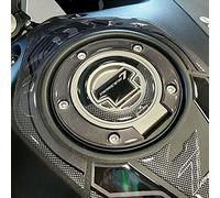 Resin Bike Adhesivos de Moto Compatibles con Yamaha Tracer 7 2021. Protección del Tapa del Tanque Moto de Choques y Arañazos de Moto. Adhesivo 3D Resinado - Made in Italy