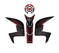 Resin Bike Adhesivos de Moto Compatibles con Yamaha Tracer 700 2016-2019 Rojo. Protección del Tanque de Choques y Arañazos de Moto. Kit Adhesivo 3D Resinado - Made in Italy