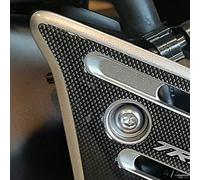 Resin Bike Adhesivos de Moto Compatibles con Yamaha Tracer 9 2021 Metal. Protección Placa de Bienvenida de Choques y Arañazos de Moto. Adhesivo 3D Resinado - Made in Italy