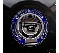 Resin Bike Adhesivos de Moto Compatibles con Yamaha Tracer 9 GT+ 2024 Azul. Protección del Tapa del Tanque de Choques y Arañazos de Moto. Pegatinas 3D Resinadas Made in Italy