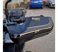 Resin Bike Adhesivos de Moto Compatibles con Yamaha Tracer 9 GT 2025-2026. Protección Paramanos de Choques y Arañazos de Moto. Pegatinas 3D Resinadas Made in Italy