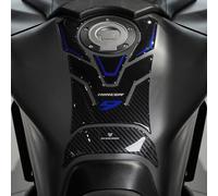 Resin Bike Adhesivos de Moto Compatibles con Yamaha Tracer 9 GT-GT+ 2021-2024 Azul. Protection de Tanque de Choques y Arañazos de Moto. Pegatinas 3D Resinadas Made in Italy