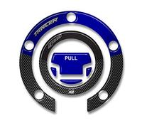 Resin Bike Adhesivos de Moto Compatibles con Yamaha Tracer 900 2018-2020. Protección del Tapa del Tanque de Choques y Arañazos de Moto. Adhesivo 3D Resinado - Made in Italy