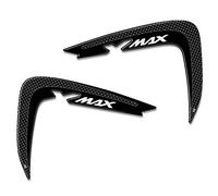 Resin Bike Adhesivos de Moto Compatibles con Yamaha Xmax 2010-2013. Protecciones de Esquinas de Carenado Laterales de Choques y Arañazos. Adhesivo 3D Resinado Efecto Carbono - Made in Italy