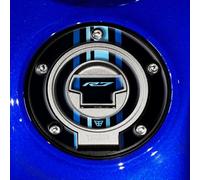 Resin Bike Adhesivos de Moto Compatibles con Yamaha YZF R7 2021-2025 Icon Blue. Protección del Tapa del Tanque de Choques y Arañazos de Moto. Pegatinas 3D Resinadas Made in Italy