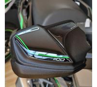 Resin Bike Adhesivos Moto Compatibles con Kawasaki Versys 1100 SE 2025-2026. Protección Paramanos de Choques y Arañazos Moto. Pegatinas 3D Resinadas Made in Italy