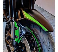 Resin Bike Adhesivos Moto Compatibles con Kawasaki Z900 - Z900 SE 2025-2026. Protector de Barras de Horquilla Antirrayas y Antigolpes. Pegatinas 3D Resinadas Made in Italy