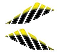 Resin Bike Adhesivos Moto Compatibles con Suzuki V-Strom 800 DE 2023-2024 Green. Protección Latérales del Tanque de Choques y Arañazos Moto. Par de Pegatinas 3D Resinadas Made in Italy