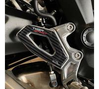 Resin Bike Adhesivos Moto Compatibles con Triumph Tiger Sport 660-800 2022-2026. Protectores Grip Talonera de Pedana Antirrayas y Antigolpes. Par de Adhesivos Resinados 3D Made in Italy