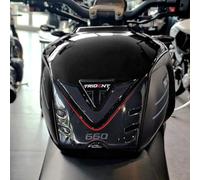 Resin Bike Adhesivos Moto Compatibles con Triumph Trident 660 2021-2025. Protection de Tanque de Choques y Arañazos Moto. Pegatinas 3D Resinadas Made in Italy