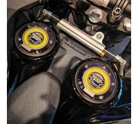 Resin Bike Adhesivos Moto Compatibles con Yamaha Tenere 700 World Raid 2022-2025. Protección del Tapa del Tanque de Choques y Arañazos Moto. Pegatinas 3D Resinadas Made in Italy