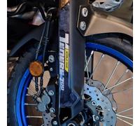 Resin Bike Adhesivos Moto Compatibles con Yamaha Tenere 700 World Raid 2022-2025. Protector de Barras de Horquilla Antirrayas y Antigolpes. Pegatinas 3D Resinadas Made in Italy