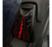 Resin Bike Adhesivos Scooter Compatibles con Yamaha Tmax 500 T-MAX 530 2008-2016. Protección Tapa Depósito y Túnel Central Antirrayas y Antigolpes. Adhesivos Resinados 3D Negro y Rojo